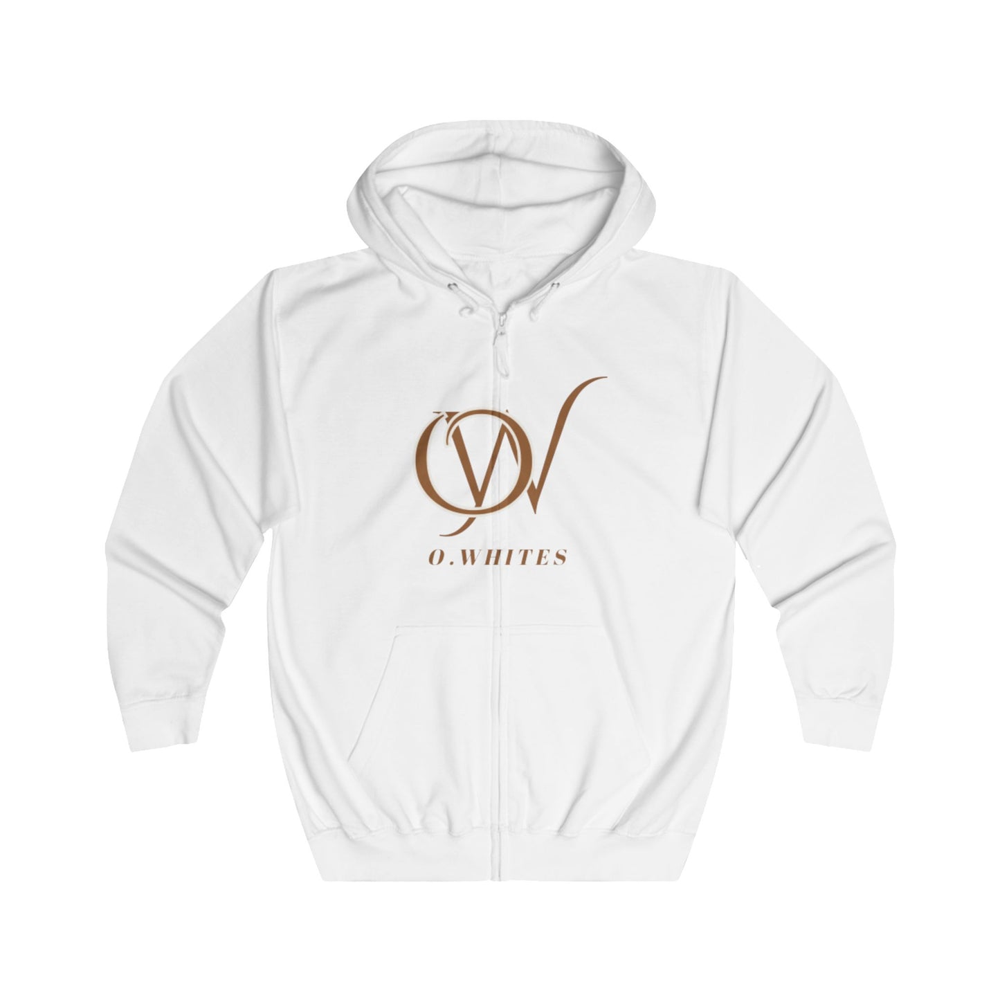 oWhitws Unisex Full Zip Hoodie