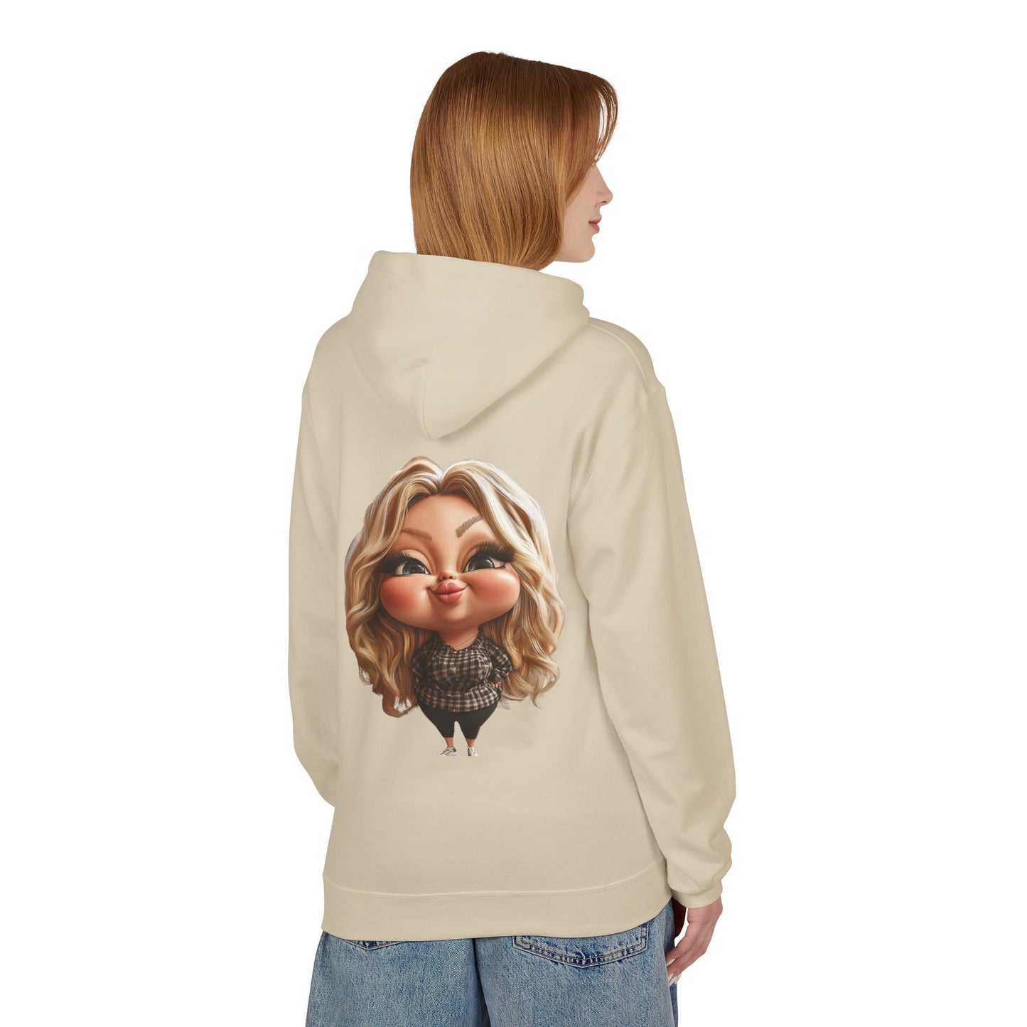 Jane Doe Midweight Softstyle Fleece Hoodie