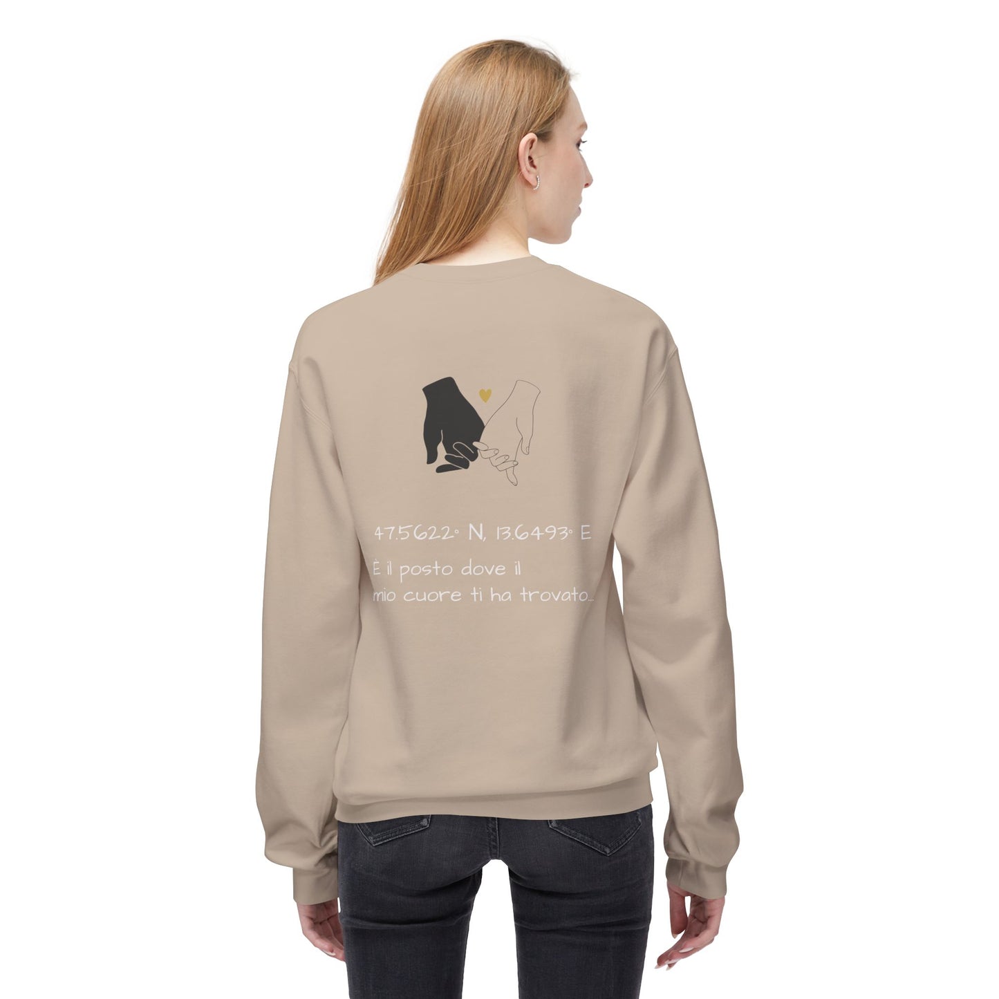 oWhites – Mittelschweres Softstyle-Fleece-Sweatshirt mit Rundhalsausschnitt