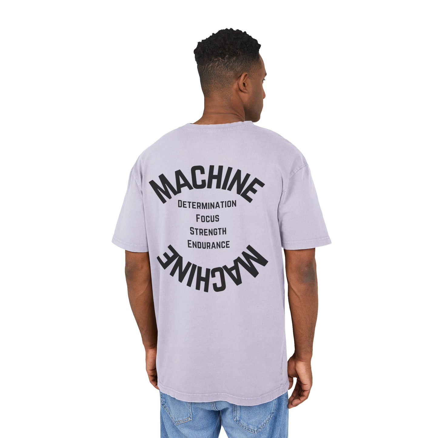 oWhites Men's Acid Washed Heavy Oversize Tee