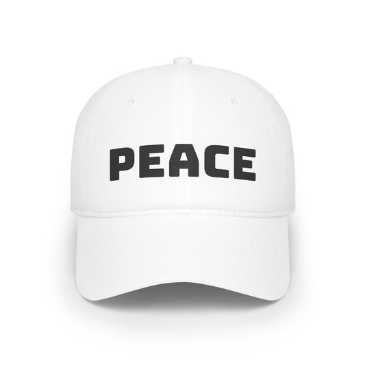 Peace Low Profile Baseball Cap