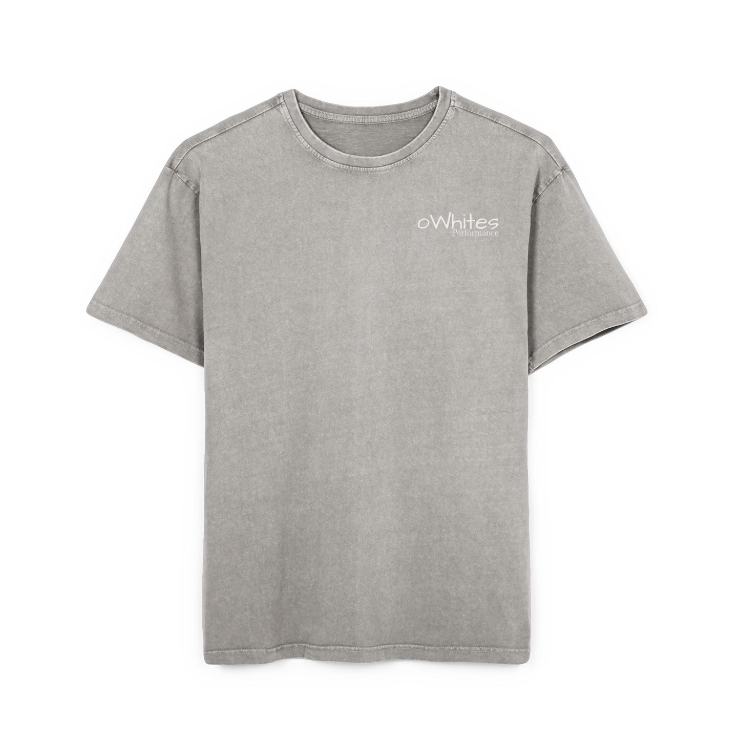 oWhites Performance Men's Acid Washed Heavy Oversize Tee