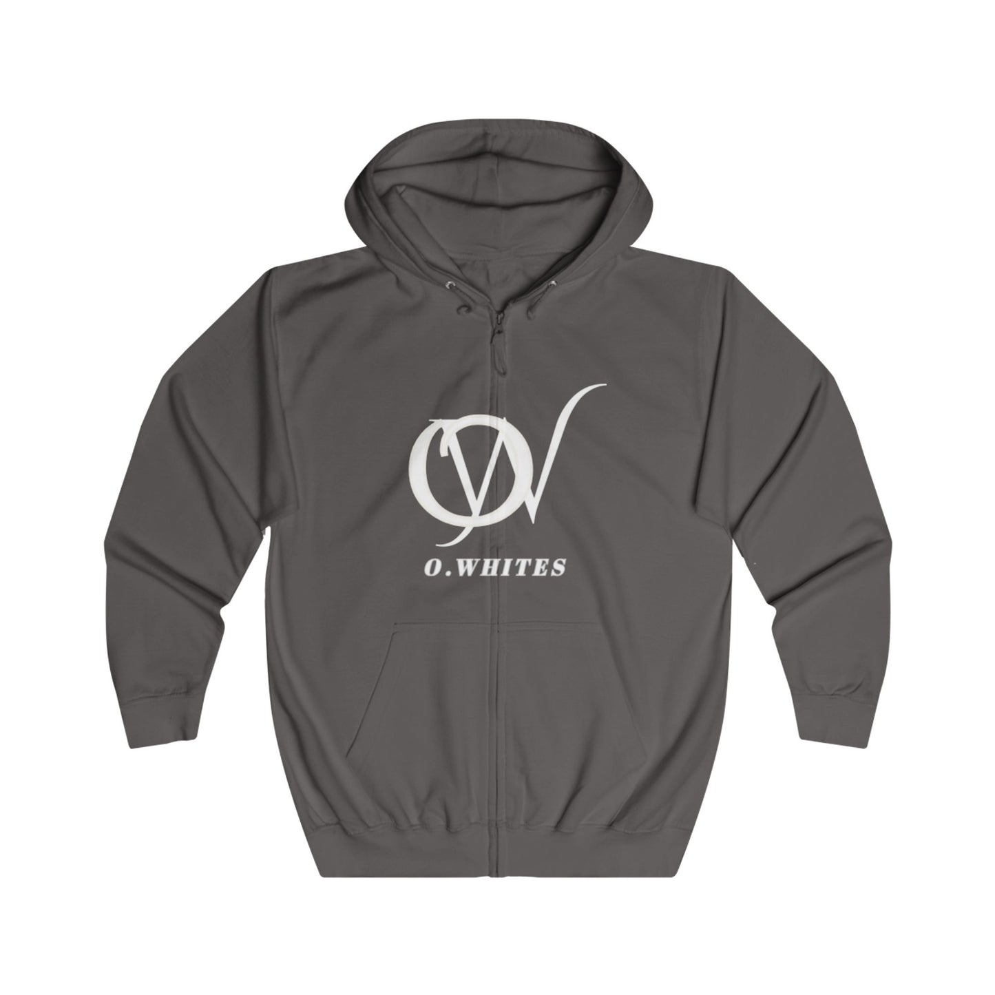 oWhitws Unisex Full Zip Hoodie