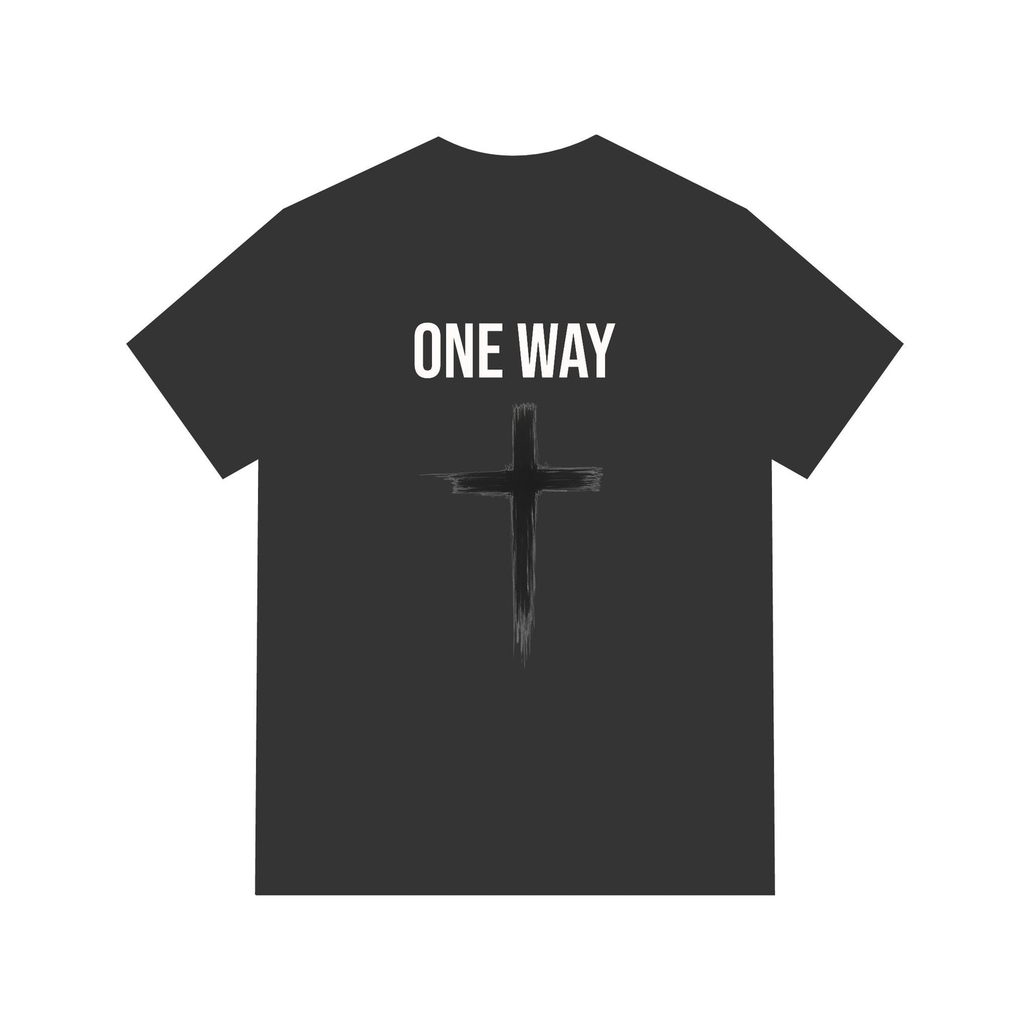 Acid Washed Tee Cross Design