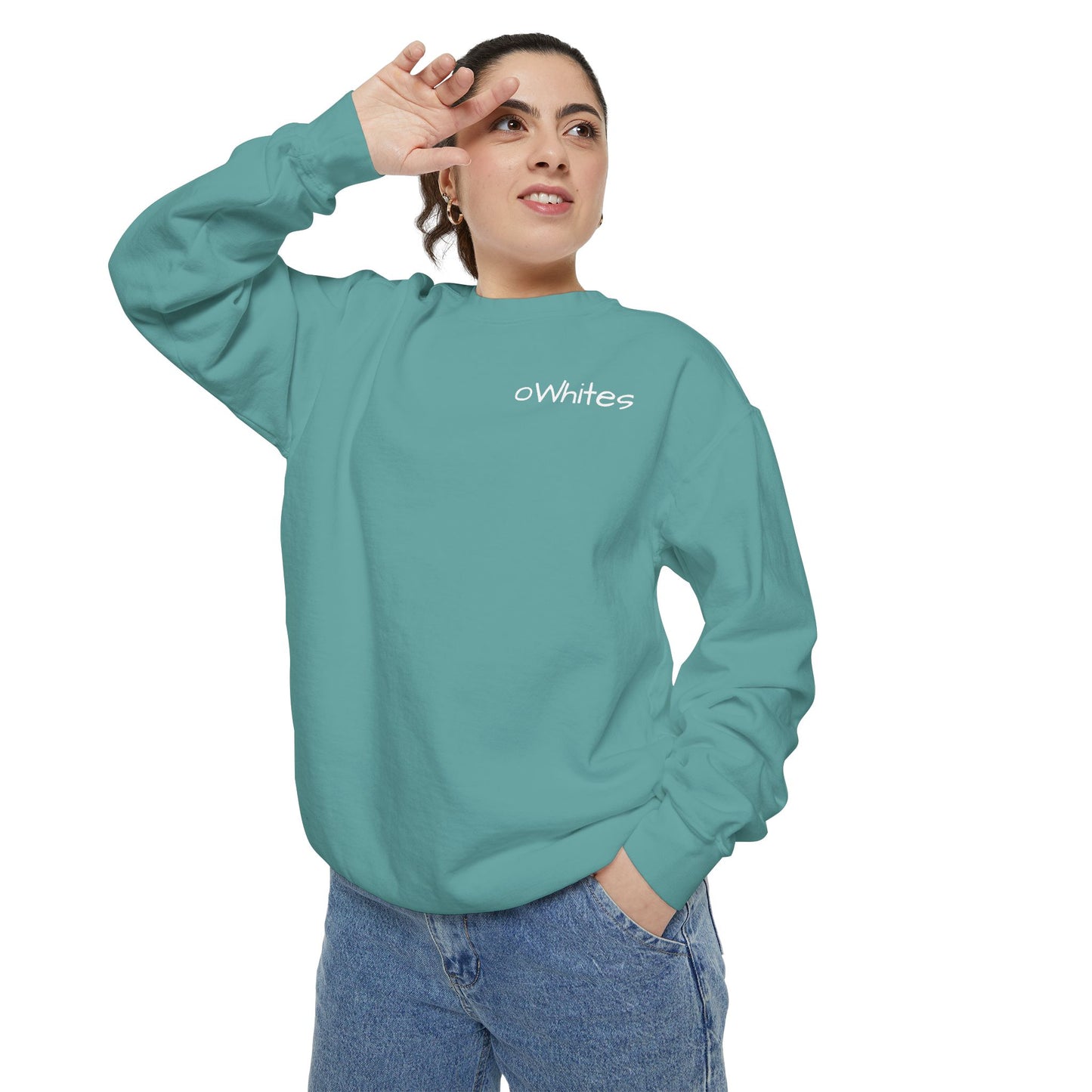 Goldie – Kleidungsstückgefärbtes Sweatshirt