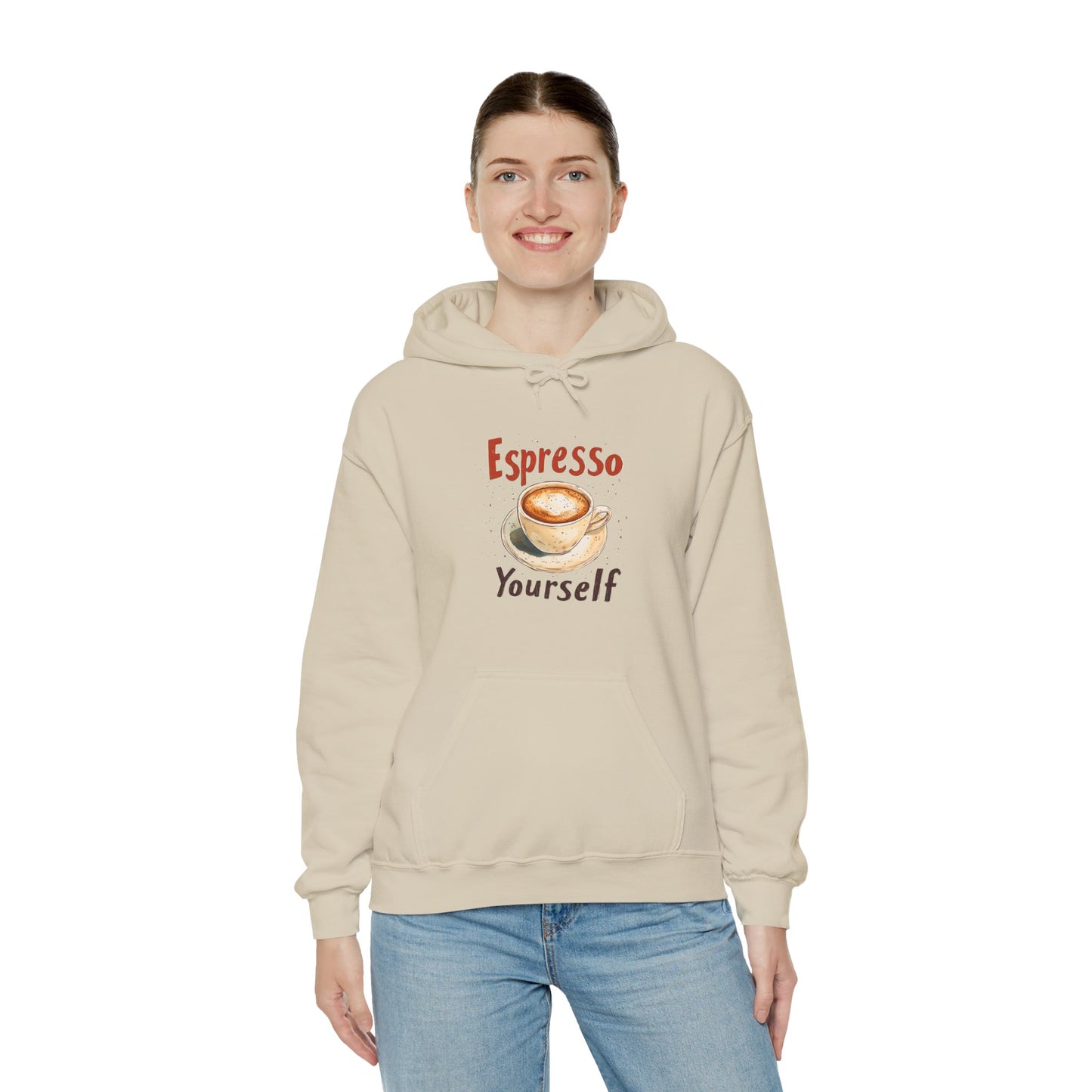 Espresso Hooded Sweatshirt - Coffee Lovers Gift