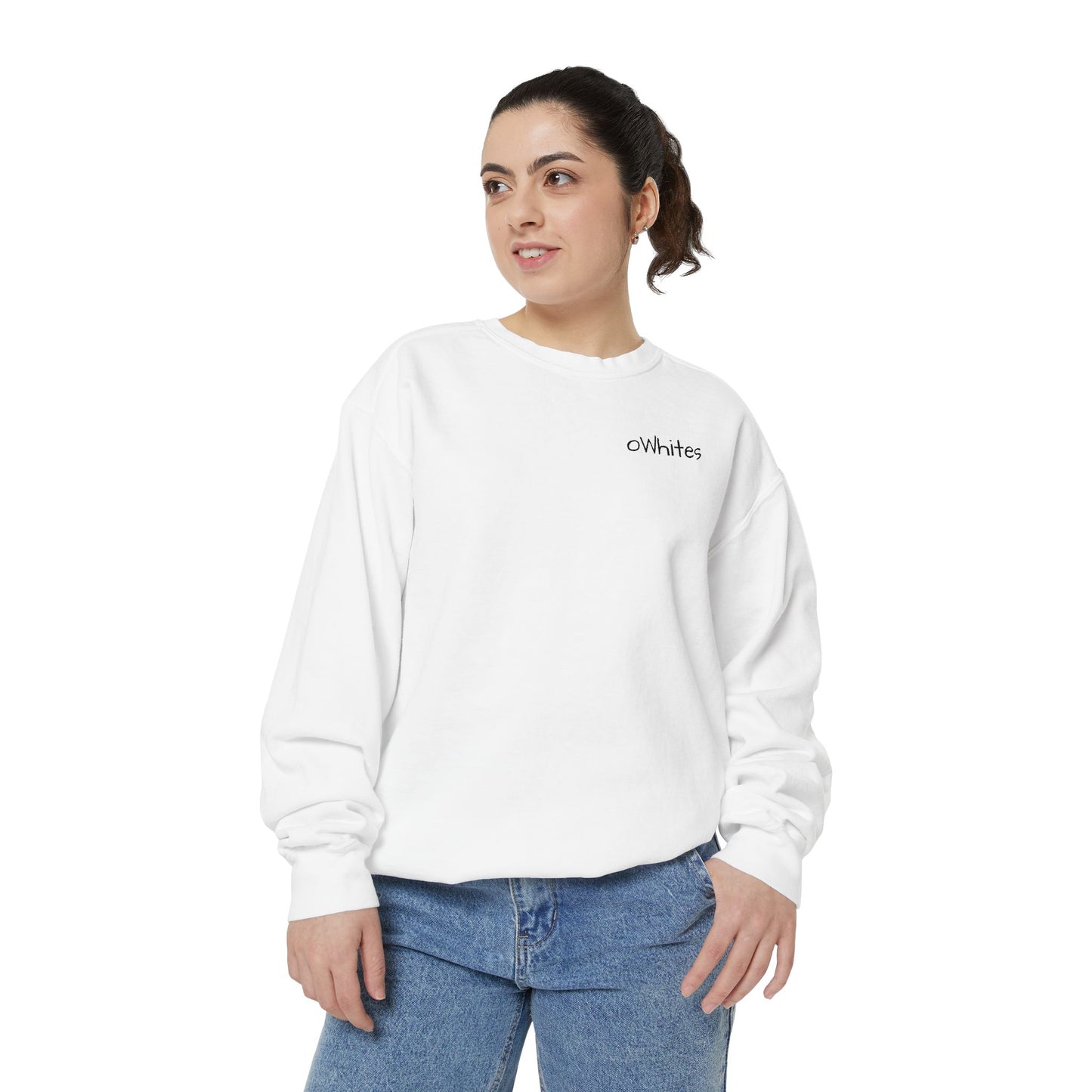 Goldie – Kleidungsstückgefärbtes Sweatshirt