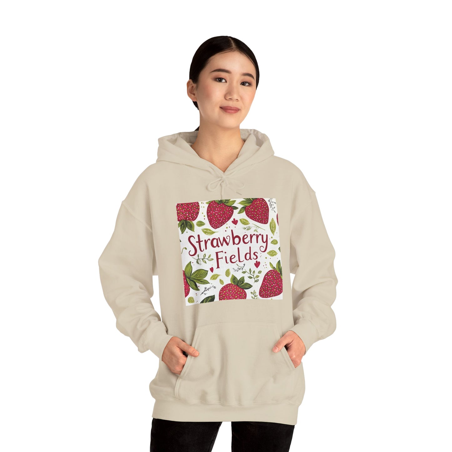 Strawberry Hoodie - Cozy Unisex Heavy Blend™ Sweatshirt