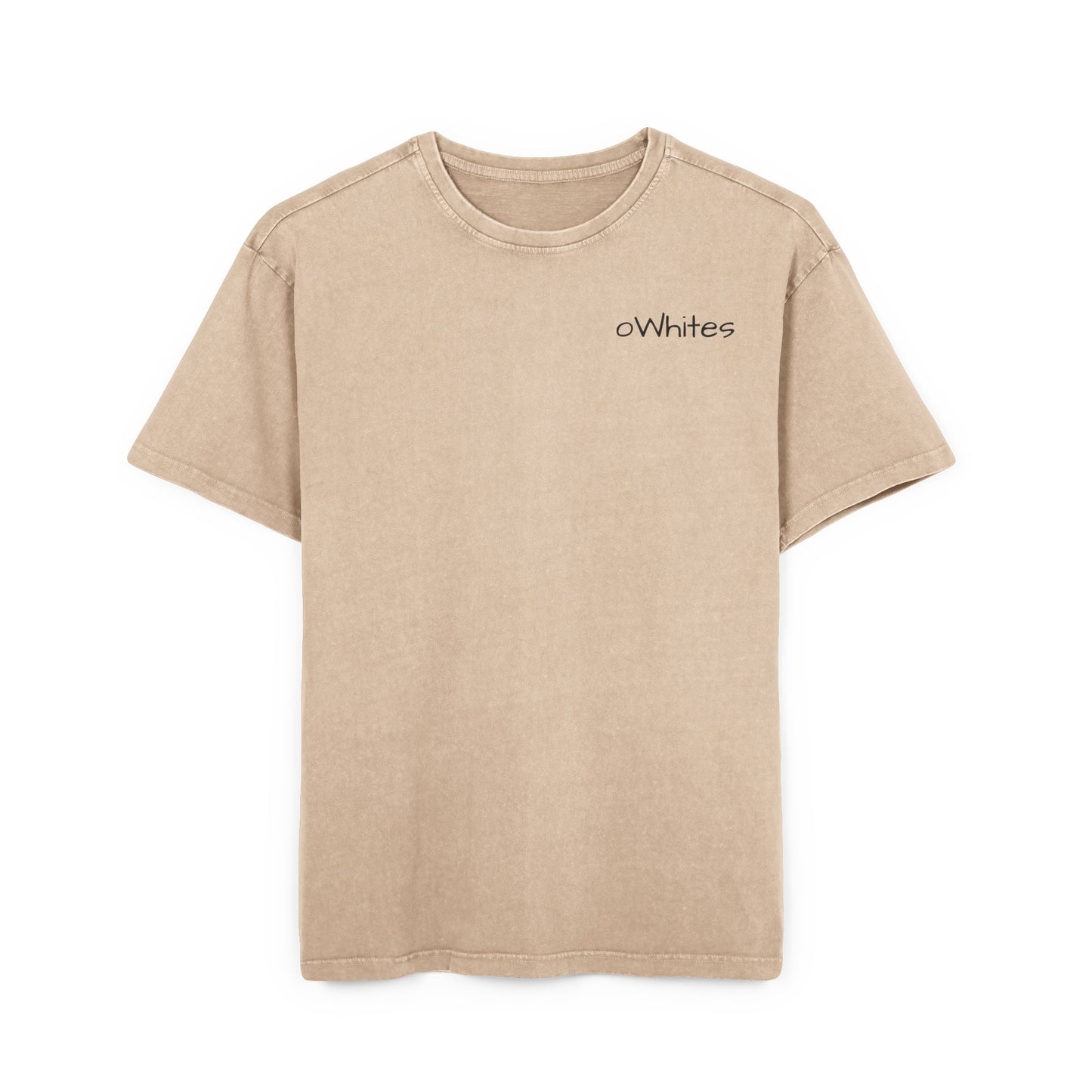 oWhites Men's Acid Washed Heavy Oversize Tee