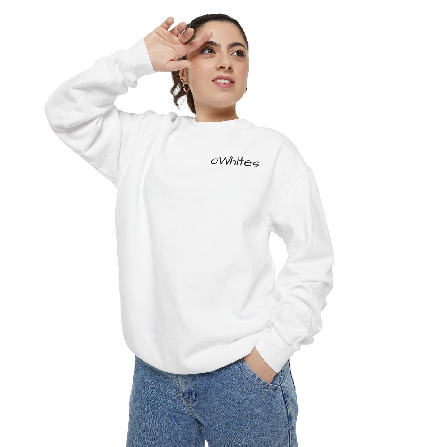 Goldie – Kleidungsstückgefärbtes Sweatshirt