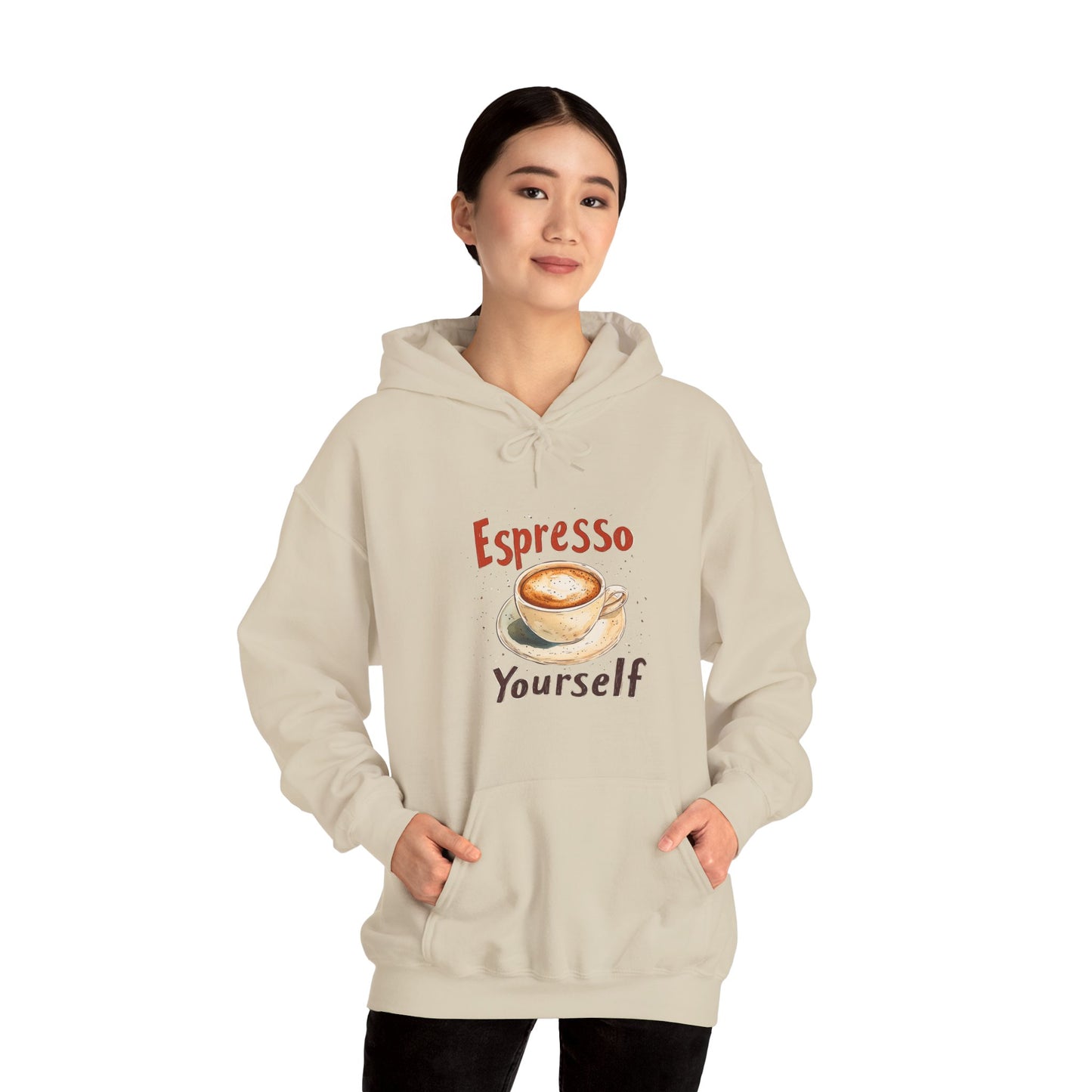 Espresso Hooded Sweatshirt - Coffee Lovers Gift