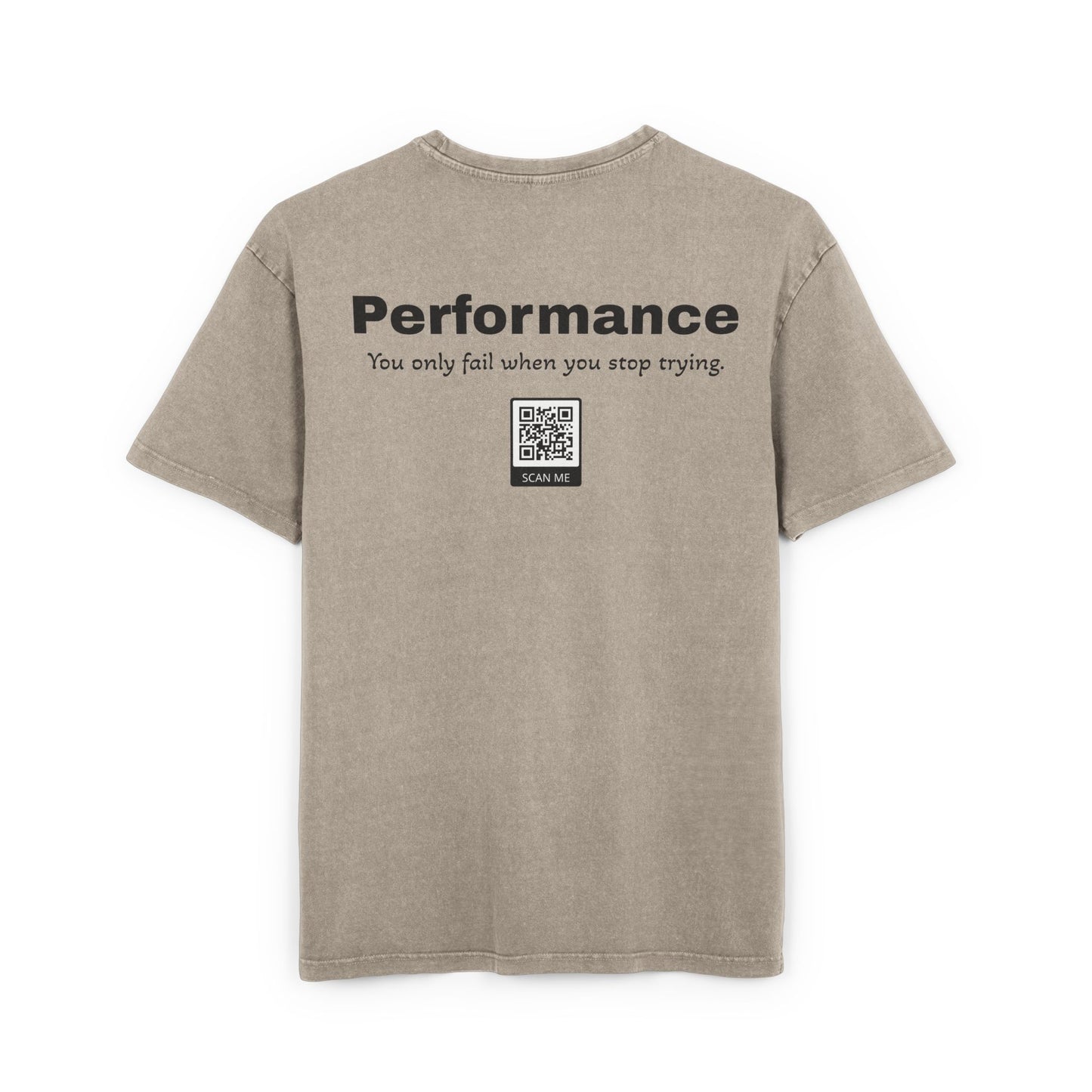 oWhites Performance Men's Acid Washed Heavy Oversize Tee