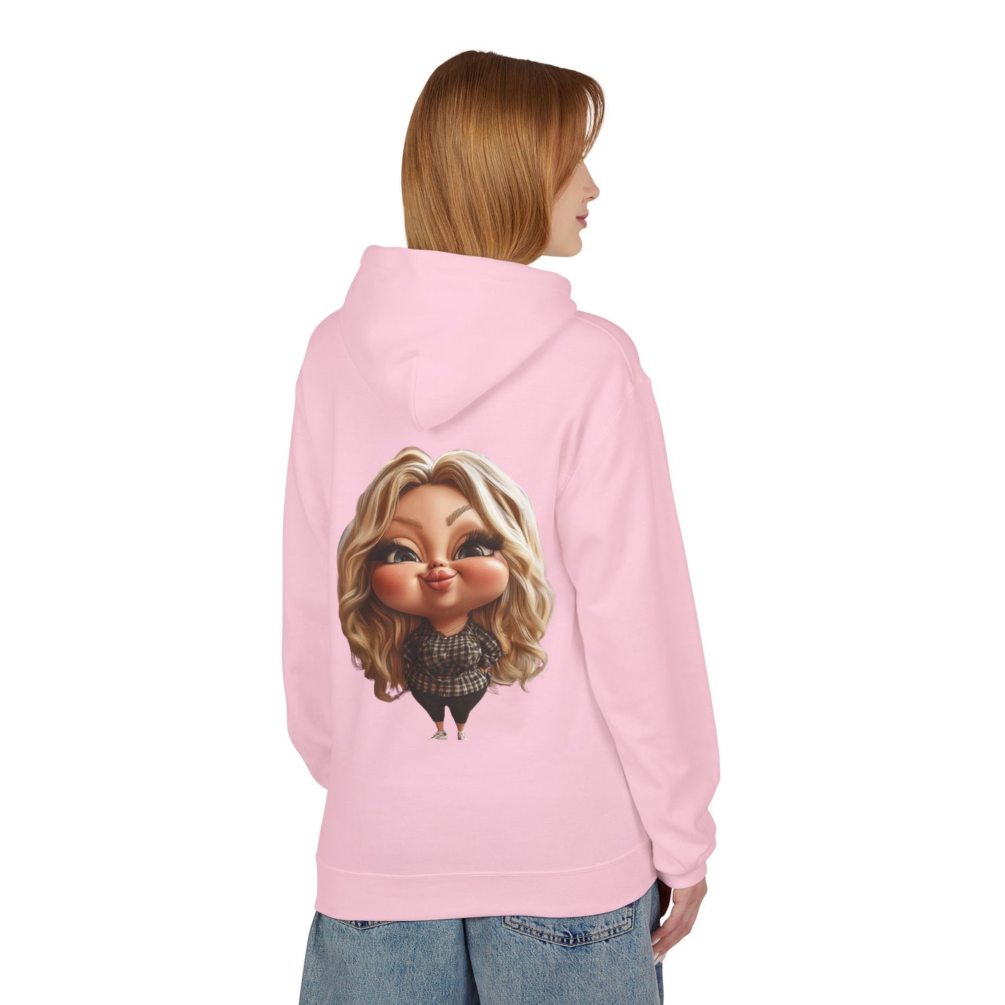 Jane Doe Midweight Softstyle Fleece Hoodie