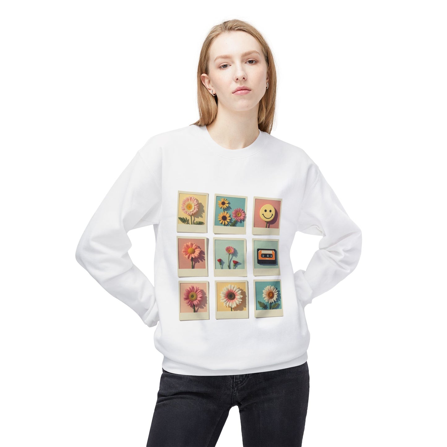 Polaroid Dreams Sweatshirt, Vintage Style