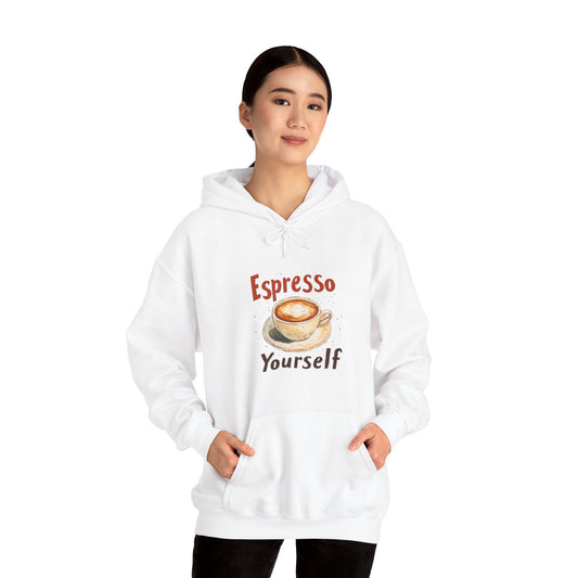 Espresso Hooded Sweatshirt - Coffee Lovers Gift