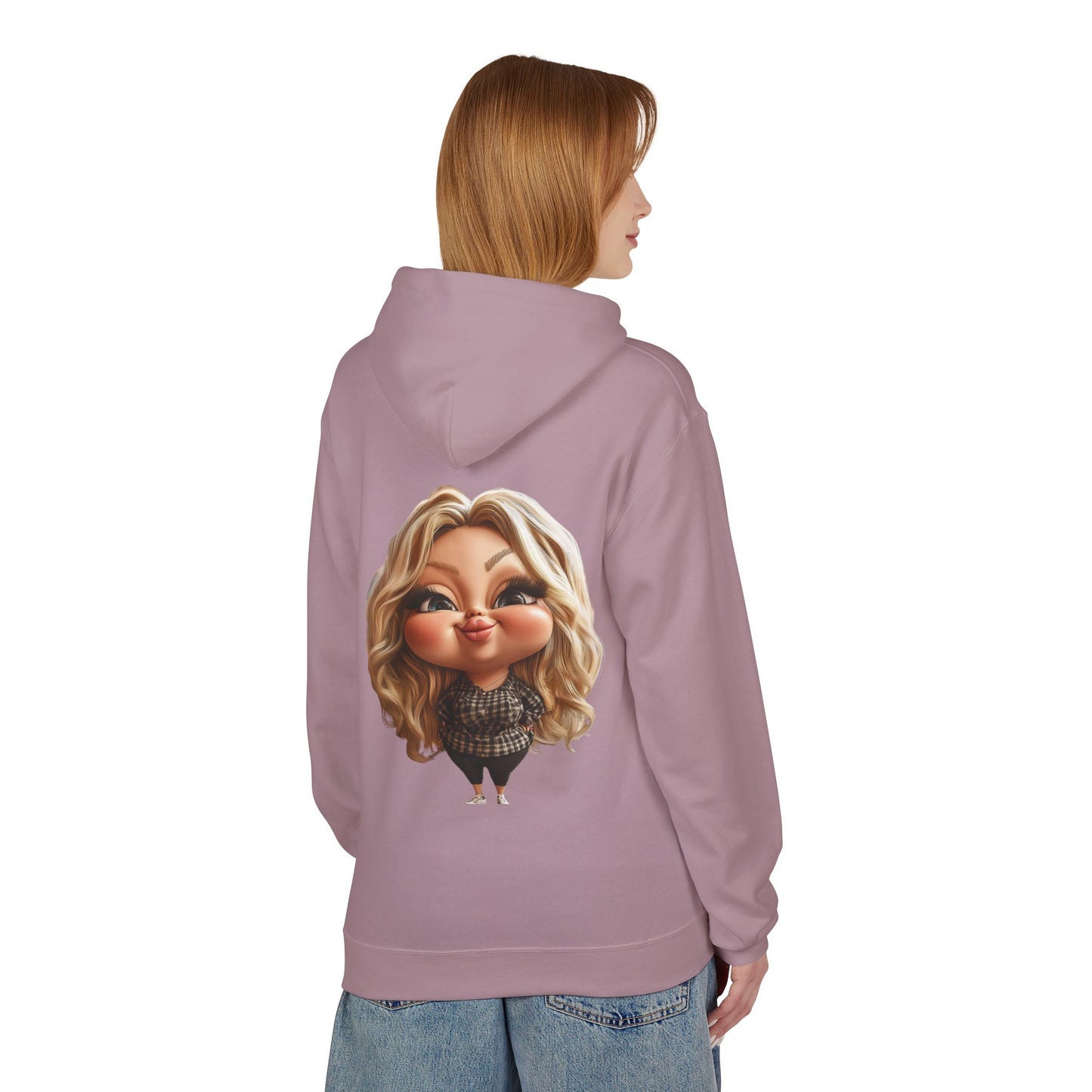 Jane Doe Midweight Softstyle Fleece Hoodie