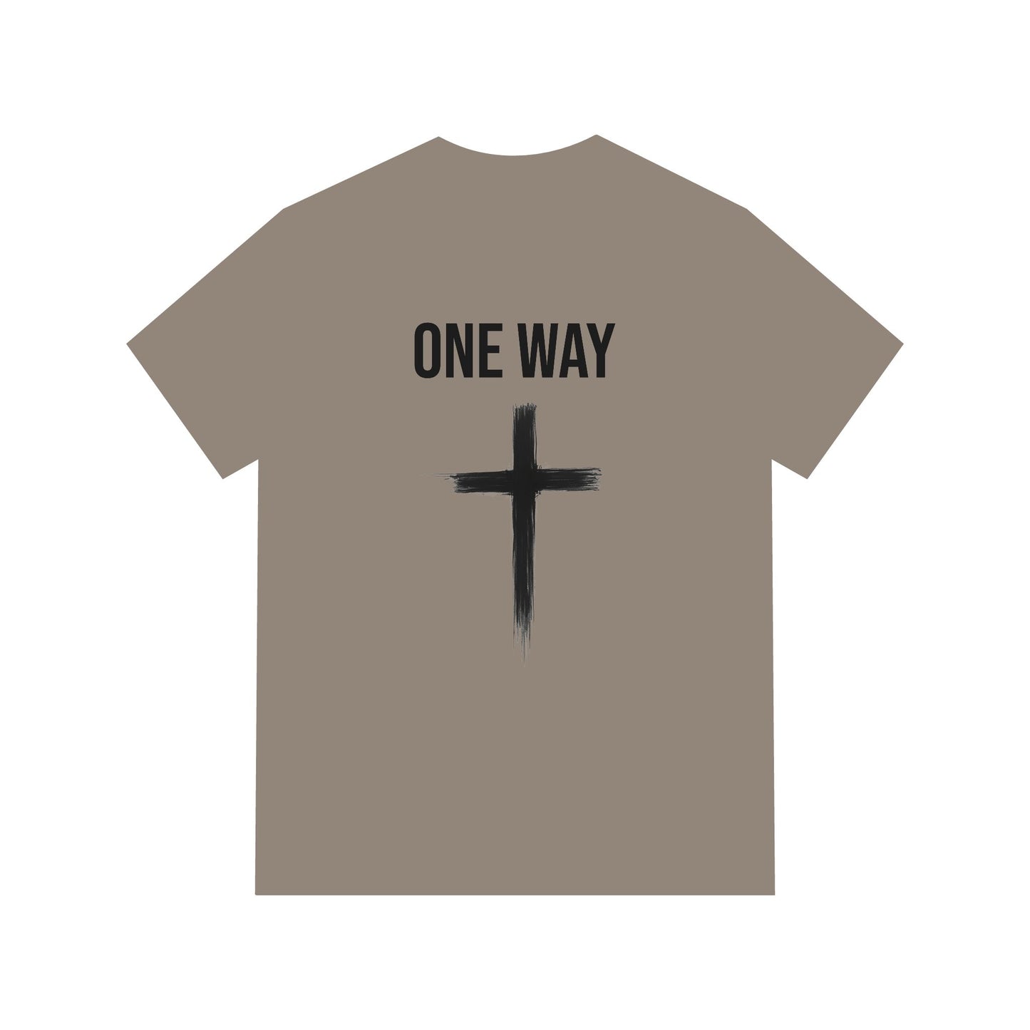 Acid Washed Tee Cross Design