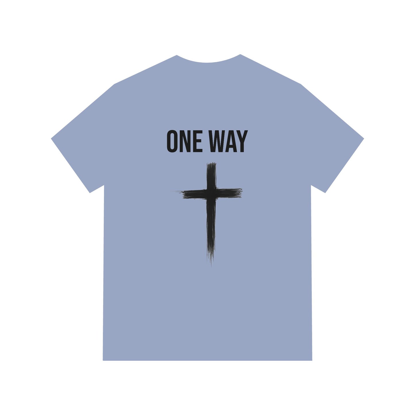 Acid Washed Tee Cross Design