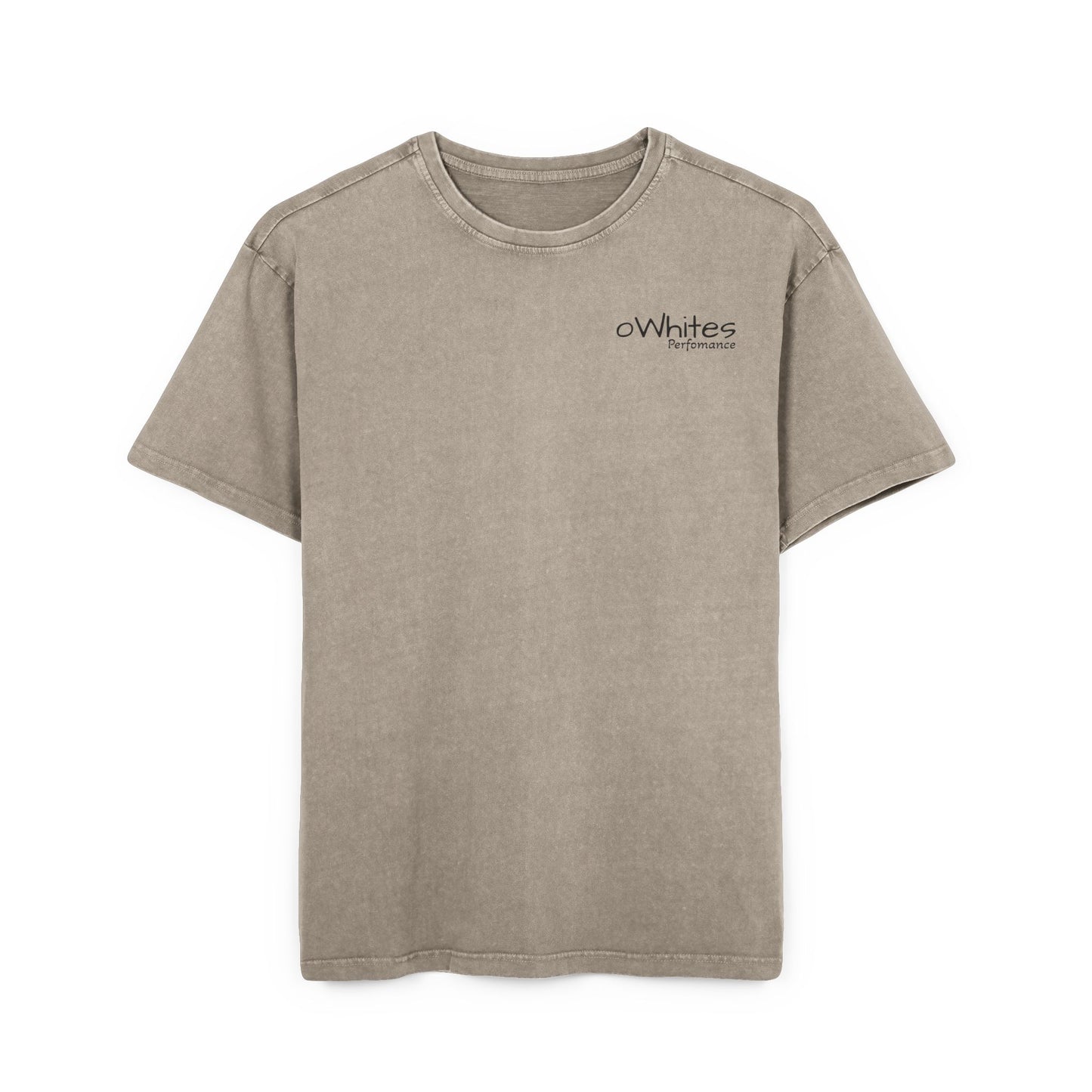 oWhites Performance Men's Acid Washed Heavy Oversize Tee