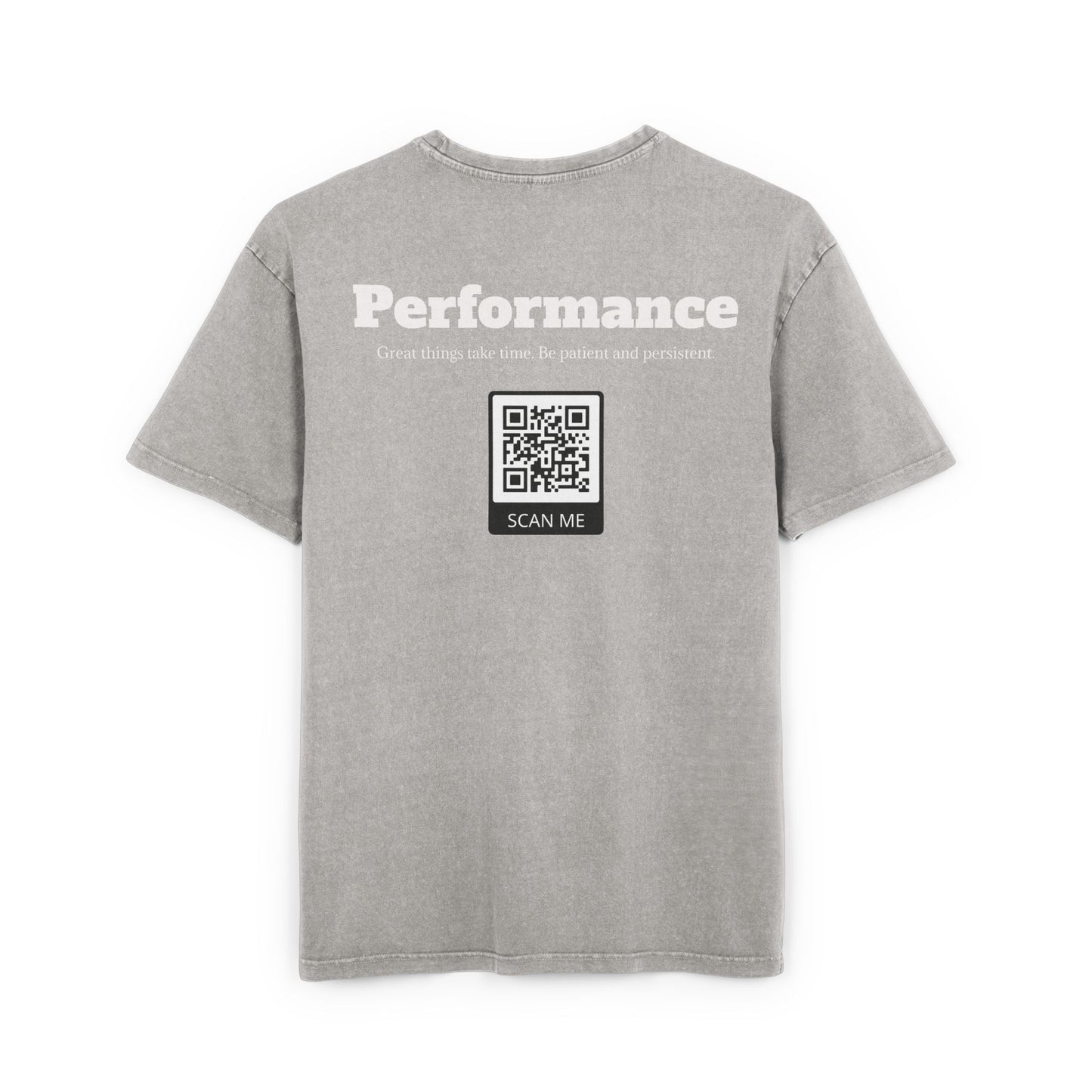 oWhites Performance Men's Acid Washed Heavy Oversize Tee