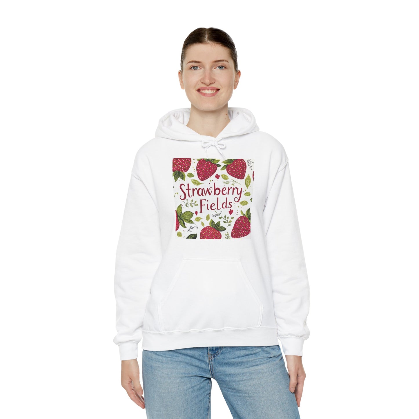 Strawberry Hoodie - Cozy Unisex Heavy Blend™ Sweatshirt