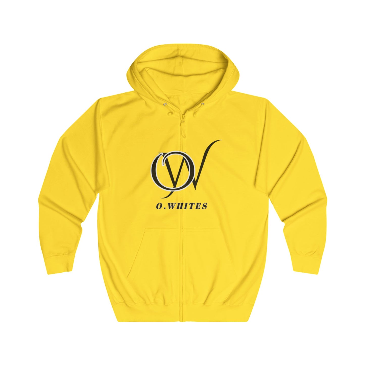 oWhitws Unisex Full Zip Hoodie