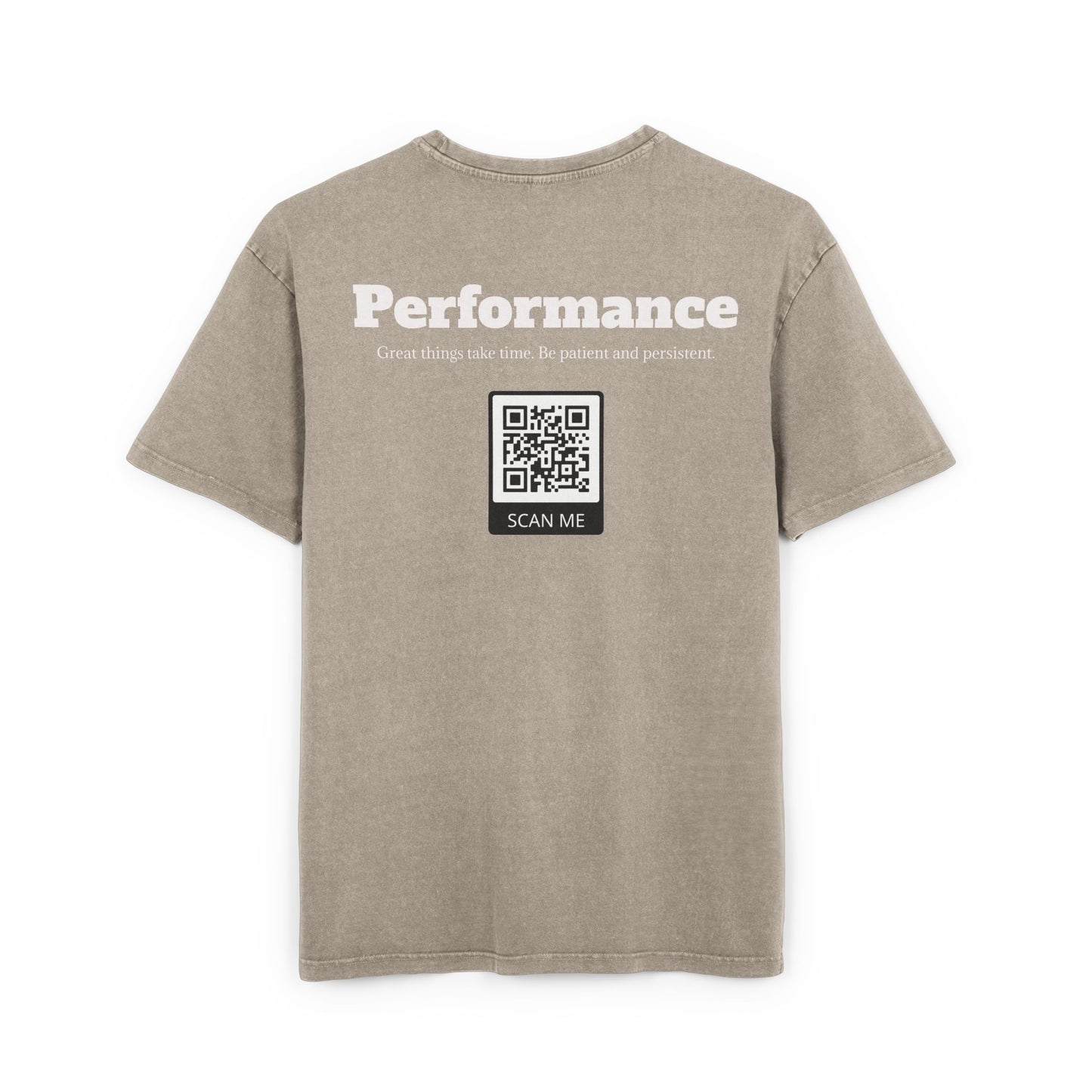 oWhites Performance Men's Acid Washed Heavy Oversize Tee